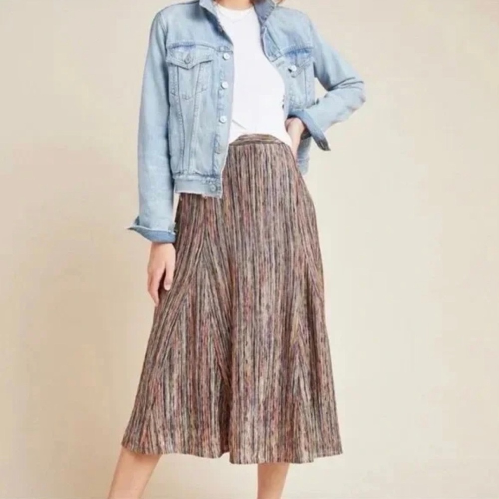 Anthropologie Maeve Midi Skirt
